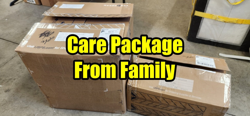 Care package (From family, friend, social media seller) to Korea