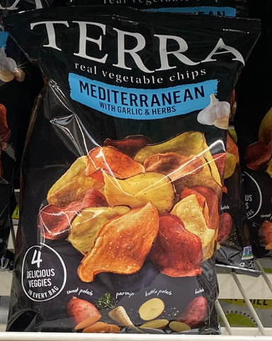 Terra Vegetable Chips, Mediterranean Garlic & Herbs Vegetable Chips, 5 Oz