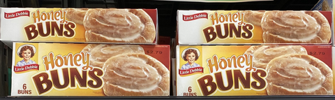 Little Debbie Honey Buns 6 Ct, 10.6 oz