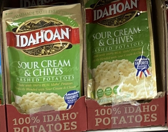 Idahoan Sour Cream & Chives Mashed Potatoes, 4 oz