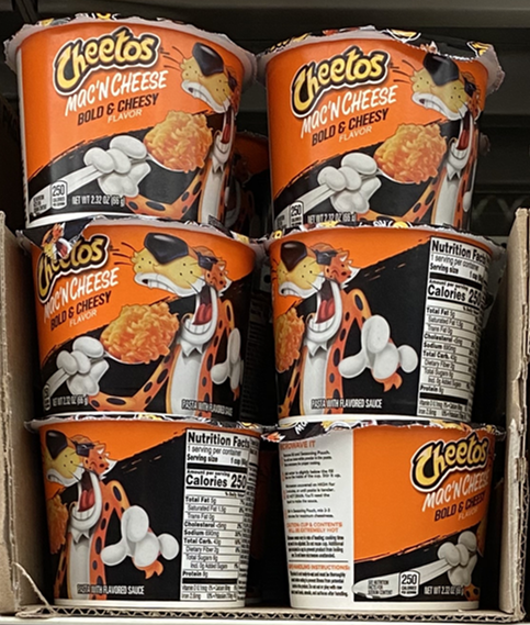 Cheetos Mac 'N Cheese, Bold & Cheesy Flavor, 2.32 oz cup