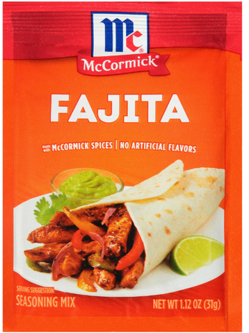 McCormick Fajita Seasoning Mix, 1.12 oz