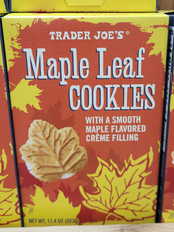 Trader Joe's Maple Leaf Cookies 11.4 oz