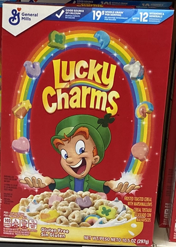 Lucky Charms Gluten Free Cereal with Marshmallows, 10.5 oz