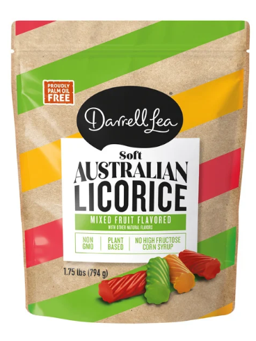 Darrell Lea Soft Australian Licorice Mixed Fruit, 24 oz