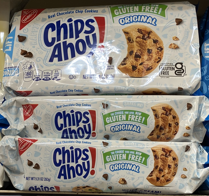 CHIPS AHOY! Original Crunchy Gluten Free Chocolate Chip Cookies, 9.31 oz