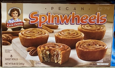 Little Debbie Pecan Spinwheels 8 rolls 8.46 oz