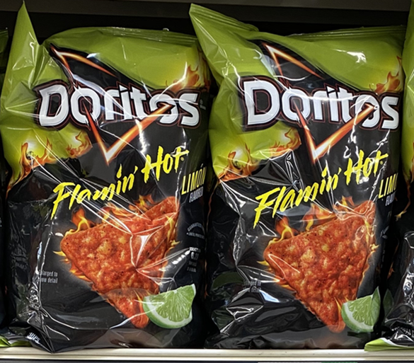 Doritos Tortilla Chips Flamin' Hot Limon, 9.25 Oz