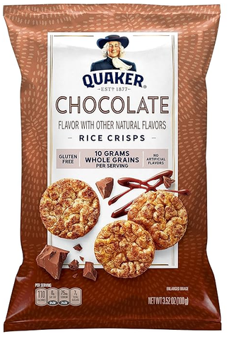 Quaker Rice Crisps, Chocolate, 3.52 oz